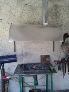 Forge and with new hood warming up
